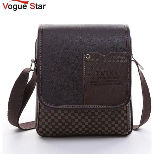 Vogue Star 2020 New hot sale PU Leather Men Bag Fashion Men Messenger Bag small Business crossbody shoulder Bags YK40-449