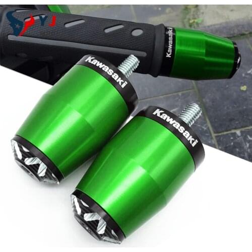 New Motorcycle CNC Handle Bar Handlebar Grips Cap End Handle Plugs Cap For Kawasaki Z400 Z750 Z800 Z900 Z900RS Z1000 Z1000SX