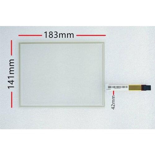New 8-inch 4-wire resistance textile medical industrial touch screen touch panel 183*141mm
