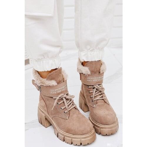 Jilberto Madilynn Mink Suede Furry Thick Soled Boots 'Turkish' Quality 2021 Fashion Design Season Comfort Fast Shipping