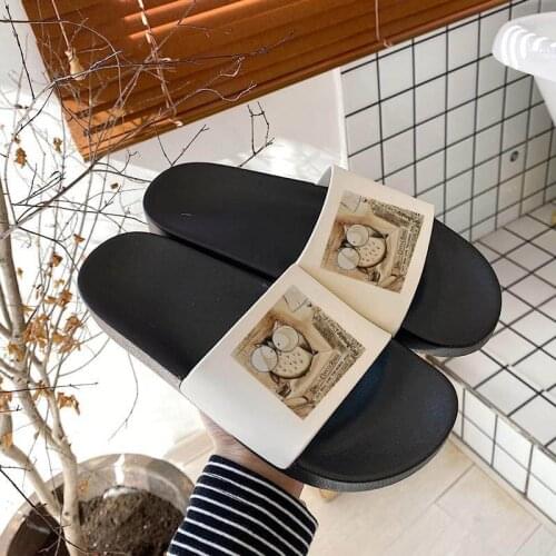 Cartoon Women Slippers Indoor Slippers Cute Animal Beach Flip Flops Summer Bathroom Slippers Non Slip Slides Ladies