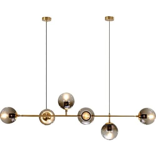 Nordic Modern G9 Dining Room Pendant Lights Creative Personality Luxury Bedroom Suspension Luminaire Iron Simple Hanging Lamp