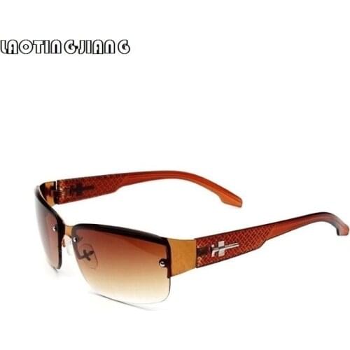 Fashion Mens Vintage Sunglasses Womens Driving Rimless Designer Sunglasses Gradient Lens Sun Glasses Frameless Eyewear UV400