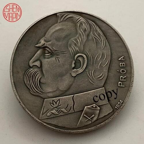 Stalin 1934 Copy Coin Hobo Nickel Coin Soviet Union Copper Coins Collectibles Challenge Coin