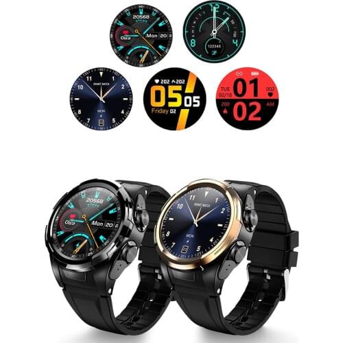 2021 Men Smart Watch TWS Bluetooth Earphone 2 In1 Heart Rate Blood Pressure Monitor Sport Smartwatch Fitness clock for Android