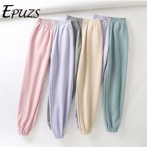 2021 Spring Women Fashion Slim Pocket Long Pants Elegant Splicing Wide Leg Pants Sweatpants Lady Casual Loose Chic Pants Epuzs