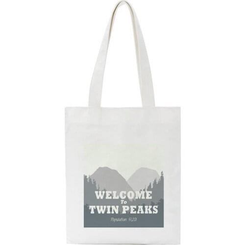 Snow Mountain Landscape Painting Retro Abstract Art Aesthetics Shoulder Canvas Harajuku Casual Fashion Large Capacity Ladies Bag