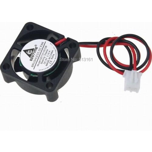 250pcs/lot Gdstime Mini XH2.54 2Pin 2510 25x10mm 2510s 25mm 5V DC Brushless Cooling Fan Cooler