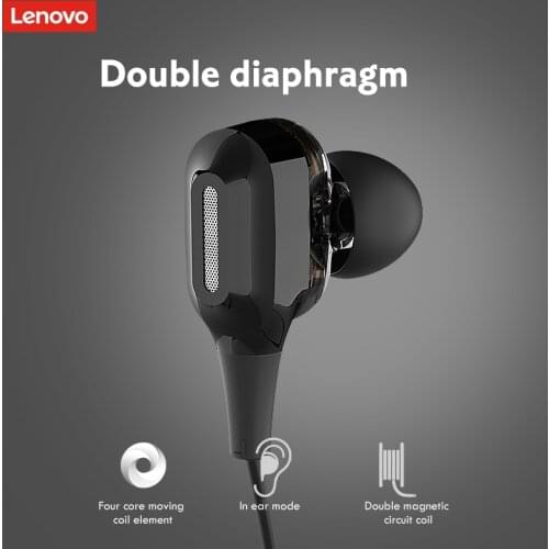 Lenovo XE66 Wireless Neckband Earphones Stereo Sound Wireless Headphones Sport Waterproof Magnetic Bluetooth Earphones with Mic