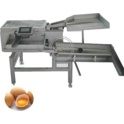 Two Rows Egg Yolk WhiteSeparator Egg Breaking Cracking Machine Shell Remove Breaker Stainless Steel Liquid Extractor for Bakery