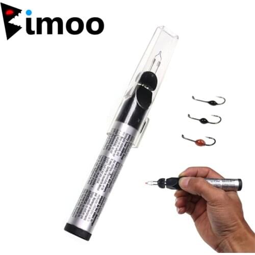 Bimoo Fast Heating Fly Tying Cautery Tool for Removing Loose Fibers Burning Deerhair Wings Egg Ant Fly Resin Electrocoagulator