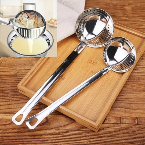 Kitchen Spoon Skimmer Soup Spoon Hot Pot Spoons for Kitchen Restaurant Stainless Steel Tableware