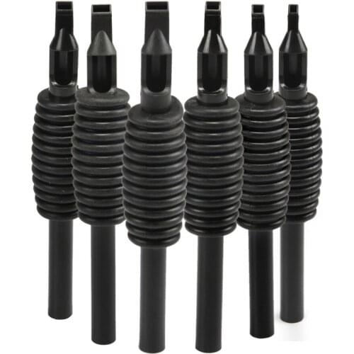 1pcs 5F 7F 9F 11F 13F 15F Disposable siliconeTattoo Grip Handle F M1 M2 RM for Tattoo Gun Stainless Steel Choose