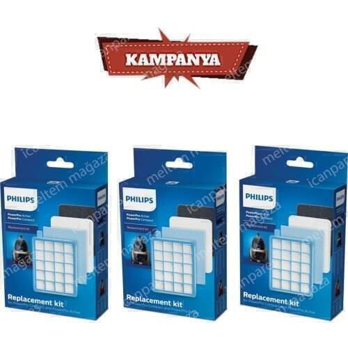 Philips FC 9540 PowerPro Active Vacuum Cleaner 3 Box Filter Set