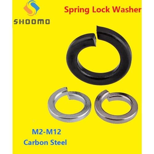 Spring Lock Washer Split Spring Lock Washer Shells Pad Spring Lock Washer Elastic Gasket zinc plating nickeling blacken GB93