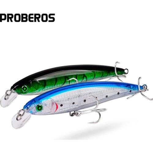 PROBEROS 1PCS Fishing Lure 43g-1.51oz Hard Big Bait Crankbait Minnow 16cm-6.3" Floating Trolling Artificial Bait Fishing Tackle