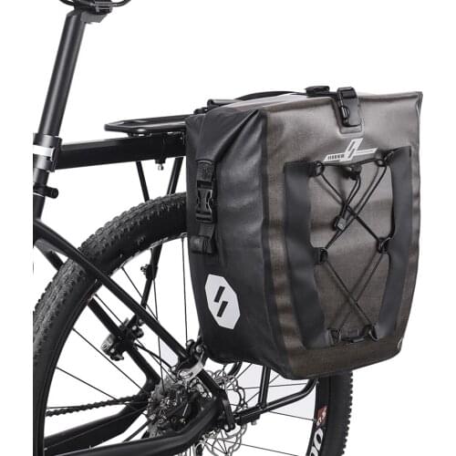 18L Large Capacity Bicycle Trunk Bag OEM waterproof backpack rack bag Cycling Good Quality Rear Rack Luggage Pannier Bags New