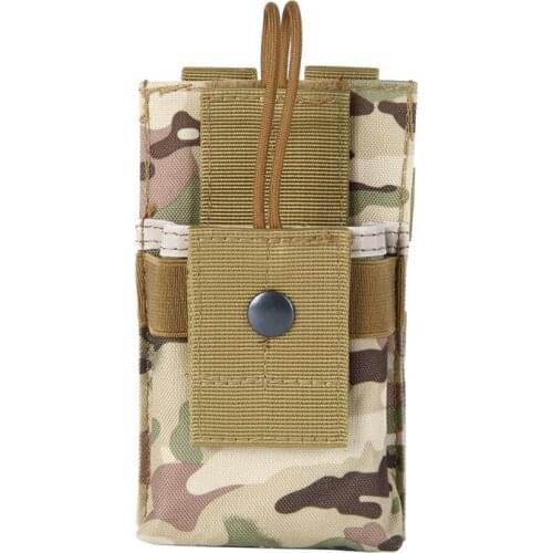Tactical Radio Case Holder Walkie Talkie Holster Adjustable Molle Pouch Open Top Magazine M4 Mag Outdoor Hunting Tactical Pouch