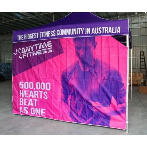 Dye-sublimation Printed 3x3m Aluminum Folding Gazebo Promotion Pop Up Tent Foldable Marquee Advertising Awning Canvas Pavilion