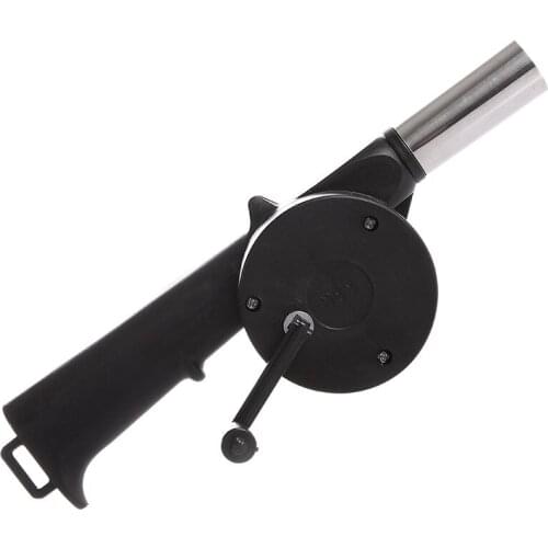 Outdoor Barbecue Fan Hand-cranked Air blower Manual Portable BBQ Grill Fire Bellows Picnic Camping drop shipping 1 pieces 2020