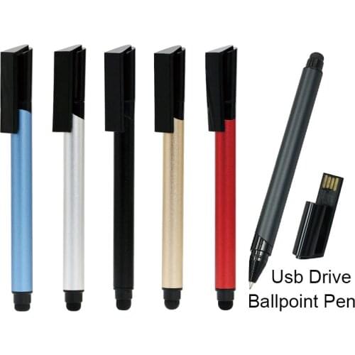 Customize Logo Pen Model 8GB 16GB 32GB 64GB Stylus USB Flash Drive Disk Memory Pen Stick USB Pendrive External Memory Storage