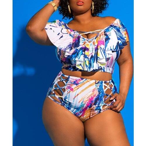 Womens Swimsuits Swim Suit Plus Size Roupa De Banho Push-Up Swimwear Women Swimsuit 2019 Two Pieces Separates Bathing Suits New
