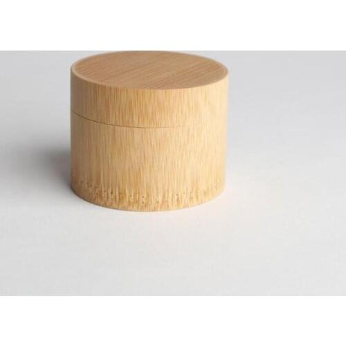 10pcs Matcha Container Mini Round Bamboo Tea Box Portable Handmade Natural Tea Jar Storage Holder Organizer Tea Caddies