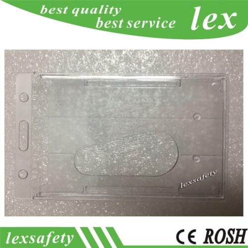 20pcs/lot transparent rfid Bank Credit Card Holder Card Cover Card Case,rfid ID Card Holder for Students/Business/Staff/bus