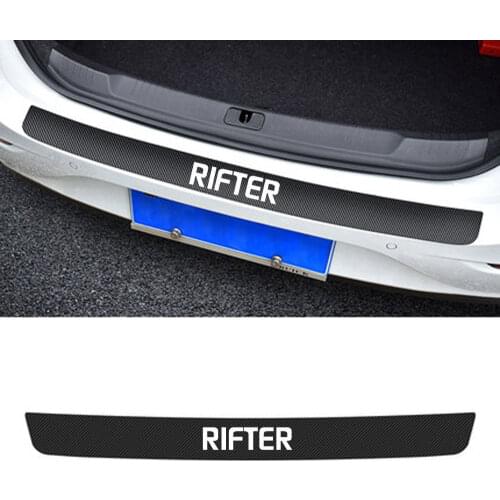 4pcs For PEUGEOT RIFTER Car Door Sill Plate Guard Sticker Threshold Protector Carbon Fiber Decal Styling Accessories