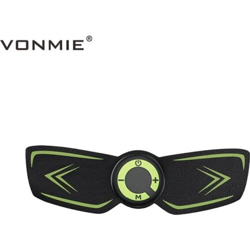 VONMIE Wireless Muscle Stimulator EMS Stimulation Arm Body Slimming Machine Weight Loss Exerciser Fitness Belly Fat Massage