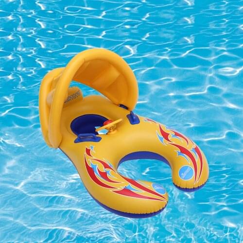 Baby Kids Swimming Ring Inflatable Toddler Float Trainer Swimming Pool Water