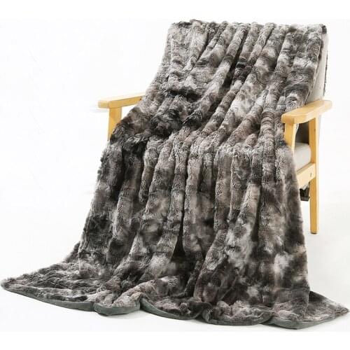 DUOFEIYA Fur Blankets