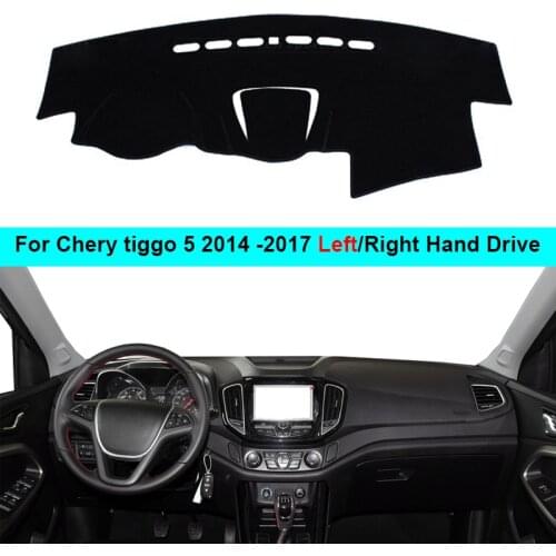 2 Layer Car Dashboard Cover Carpet For Chery Tiggo 5 2014 2015 2016 2017 LHD RHD Rug Sunshade Dash Board Cover Rug Auto Sun