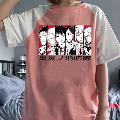 Fire Force Tshirt Mens Womens Tshirts Cotton Shinra Kusakabe Shirts Women Men Summer