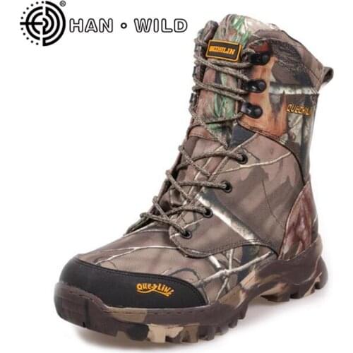 Quality Winter Snow Boots Male Waterproof Army Boots Natural Wool Men Winter Snow Boots Military Combat Shoes Men Ankle Boots