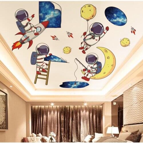 Creative Starry Sky Wall Stickers for Boys Rooms Decoration Mural Bedroom Living Room Ceiling Wallpaper Home Decor Child Decals