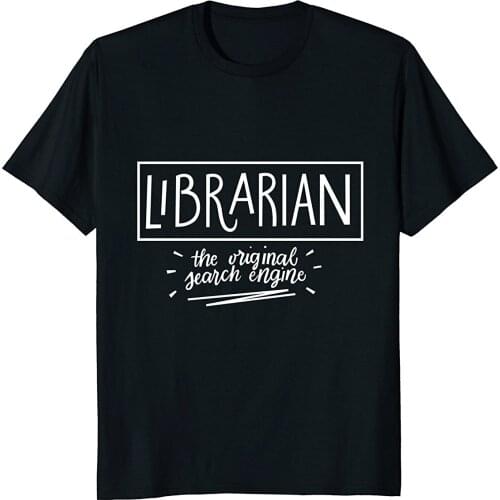 2019 Hot sale Fashion Librarian Original Search Engine Shirt | Librarian Gifts Tee Tee shirt