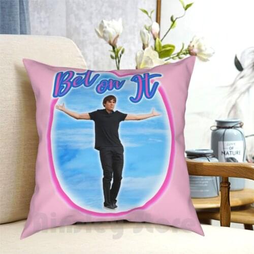 Bet On It Troy Bolton Zac Efron In High School Musical Pillow Case Printed Home Soft Throw Pillow Bet On It Troy Bolton