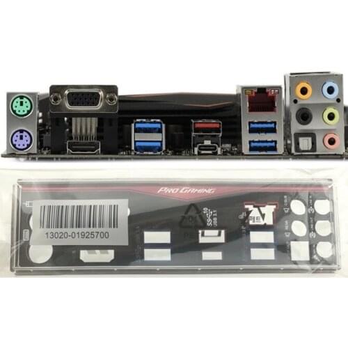 New I/O shield back plate of motherboard for B150 PRO GAMING D3 just shield backplate Free shipping