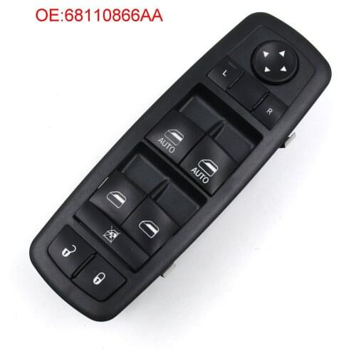 New Power Window Switch For CHRYSLER TOWN & COUNTRY 2012-2015 DODGE GRAND CARAVAN Ram 68110866AA 68110866AB