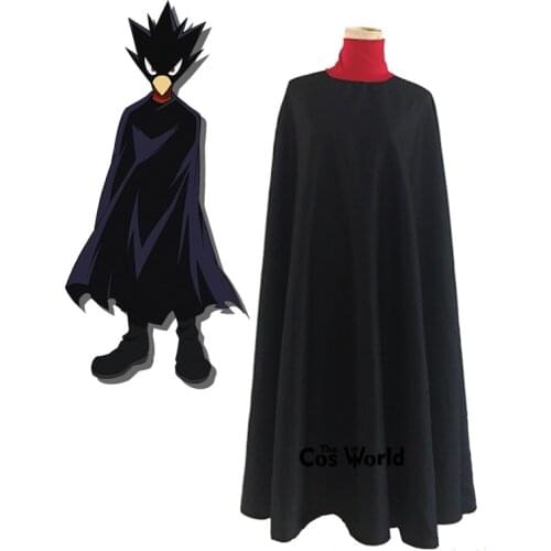 My Hero Academia Boku no Hero Academia Tokoyami Fumikage Halloween Cloak Uniform Outfit Anime Cosplay Costumes