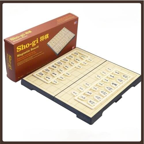 High Quality Shogi Chess Professional Portable Magnetic Wood Board Game Chess Pieces Wood Set Giochi Bambini Children Games