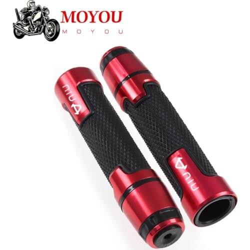 NEW design 7/8'' 22mm Motorcycle knobs Anti-Skid scooter Handle ends Grips Bar Hand Handlebar For Niu Scooter N1s U+ NGT