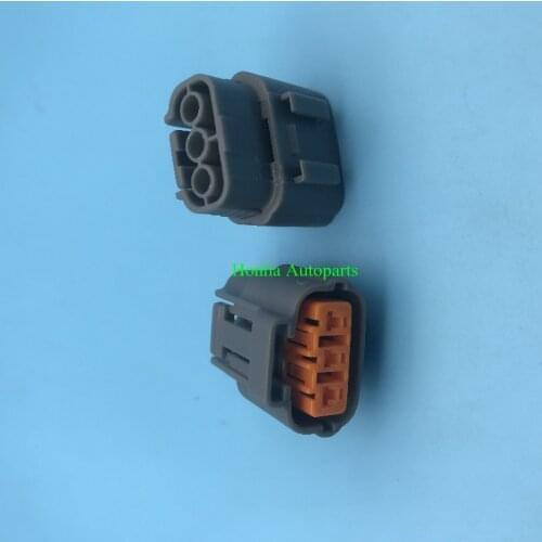 Gray 3p Ignition Coil Connector Kit Crimp Car sensor Plug 4-10 (2.2)female 6195-0009 Auto parts sensor adapter wiring plug