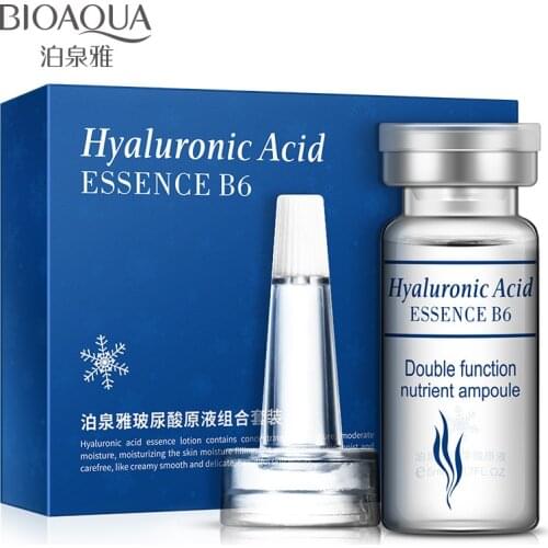 BIOAQUA 10PCS/Set Hyaluronic Acid Serum Moisturizing Vitamins E Facial Moisturizing Anti Wrinkle Aging Collagen Day