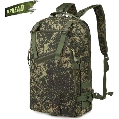 35L Outdoor Tactical Backpack Oxford Cloth Camouflage PUBG Separable Survival Backpack Sports Mountaineering Rucksack