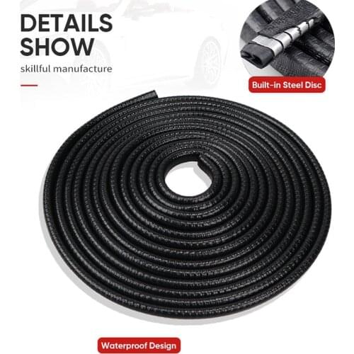 2/3/5M Type Universal Car Door Protection Edge Guards Trim Styling Moulding Strip Rubber Scratch Protector for Car Auto