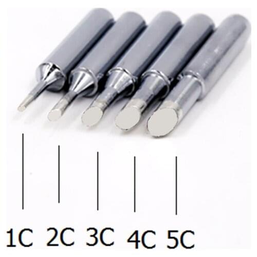 SZBFT 900M-T-1C 900M-T-2C 900M-T-3C 900M-4C 900M-5C Soldering Iron Tips For Solder HAKKO 907 Soldering Handle