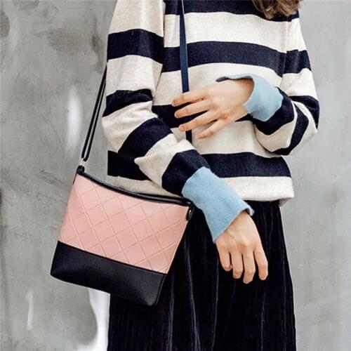 Women One-shoulder Bucket Bag Fashion cross-body PU Leather Retro Phone Bag Female Mini Crossbody Bag 2020 New