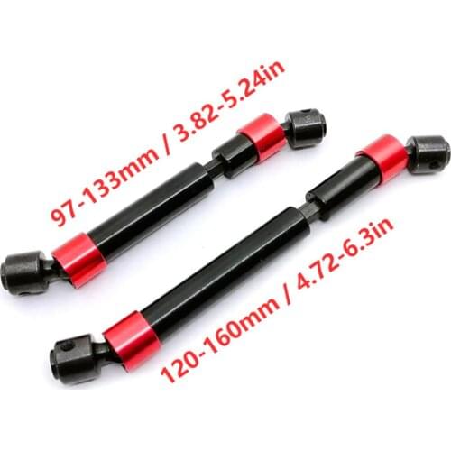 1Pair Metal CVD Drive Shaft with Screw for 1/10 Traxxas TRX-4 Land Rover Defender Universal Remote Control Car Replacement Parts
